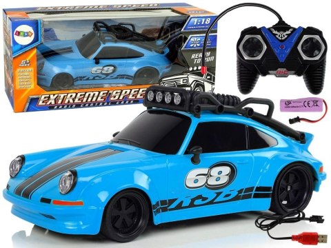 Samochód sportowy 1:18 niebieski Samochód sportowy 1:18 niebieski