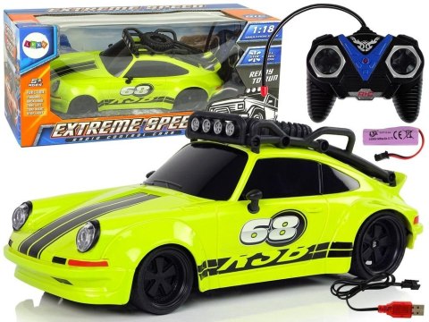 Samochód sportowy 1:18 zielony Samochód sportowy 1:18 zielony