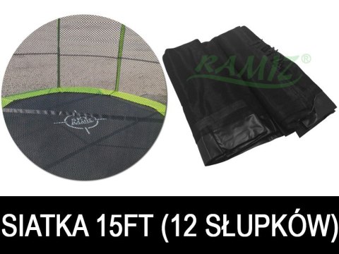 Siatka do Trampoliny 15FT Czarna Siatka do Trampoliny 15FT Czarna