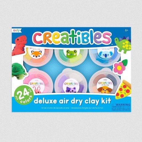 Lekkolina Creatibles Air Dry Clay Kit 24 kolory Lekkolina Creatibles Air Dry Clay Kit 24 kolory