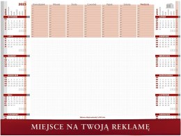 Kalendarz Biuwar z listwą 2023