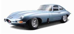 Jaguar E Coupe 1961 Silver Blue 1:18 BBURAGO