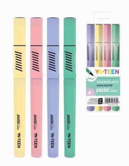 Zakreślacz Pastelline 4 kolory YN TEEN