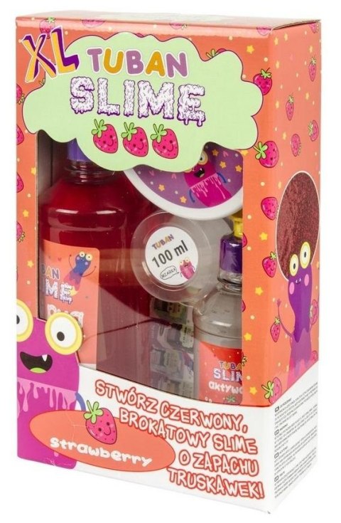 Zestaw Super Slime XL - Truskawka TUBAN Zestaw Super Slime XL - Truskawka TUBAN