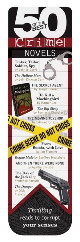 50 BEST - Crime - magnetyczna zakładka do książki