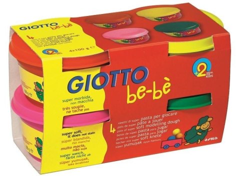 Ciastolina 4x100gr zestaw 3 Bebe GIOTTO