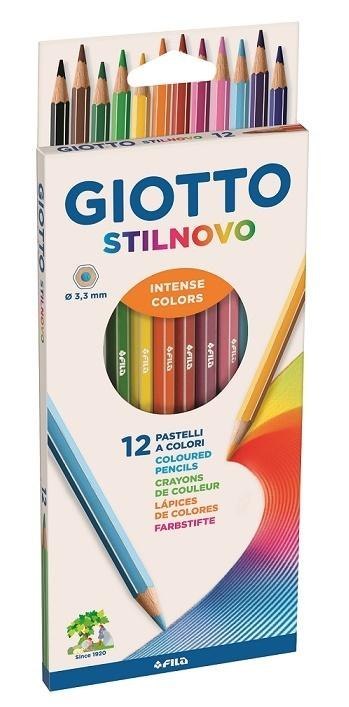 Kredki Stilnovo Intense 12 kolorów GIOTTO Kredki Stilnovo Intense 12 kolorów GIOTTO