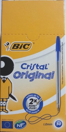 Długopis Cristal Original niebieski (50szt) BIC