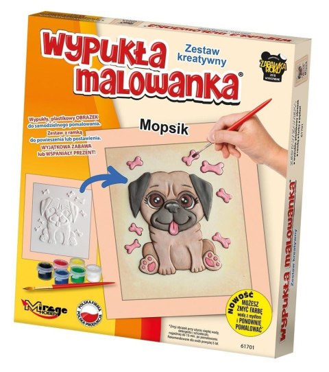 Wypukła Malowanka - Mały Mopsik Wypukła Malowanka - Mały Mopsik