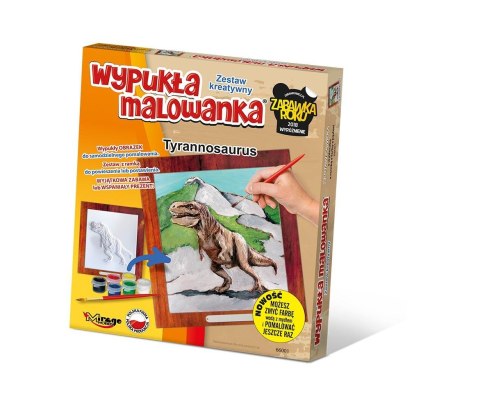 Wypukła malowanka Dino - Tyranozaurus Wypukła malowanka Dino - Tyranozaurus