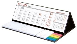 Kalendarz biurkowy WN z notesem MAXI 2023 CZARNY