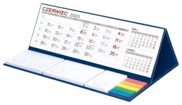 Kalendarz biurkowy WN z notesem MAXI 2023 GRANAT