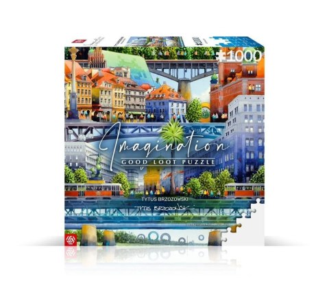 Puzzle 1000 Tytus Brzozowski Warszawskie mosty Puzzle 1000 Tytus Brzozowski Warszawskie mosty