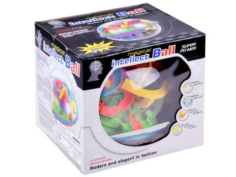 Duża INTELIGENTNA KULA 3D LABIRYNT GR0054