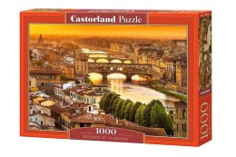 Puzzle 1000 Mosty Florencji CASTOR