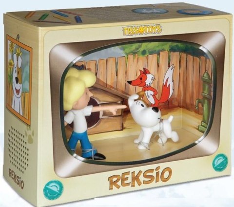 Zestaw figurek: Chłopiec i Reksio (mały) Zestaw figurek: Chłopiec i Reksio (mały)