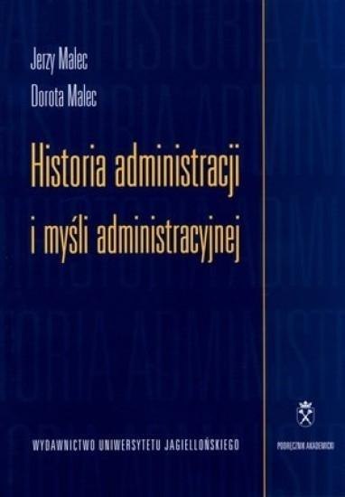 Historia administracji i myśli administracyjnej