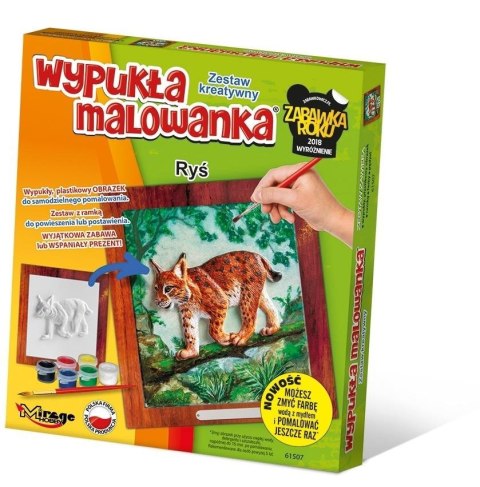 Wypukła malowanka Leśne - Ryś Wypukła malowanka Leśne - Ryś