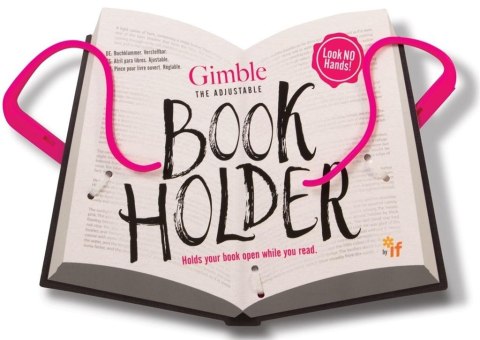Gimble Book Holder różowy uchwyt do książki Gimble Book Holder różowy uchwyt do książki
