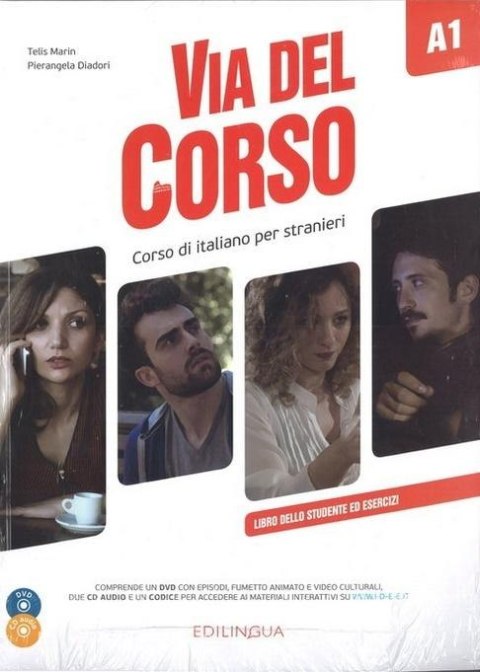Via del Corso A1 podręcznik + 2CD + DVD EDILINGUA Via del Corso A1 podręcznik + 2CD + DVD EDILINGUA