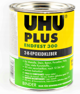 Klej UHU PLUS Endfest 300 żywica 914g - epoksydowy dwuskładnikowy