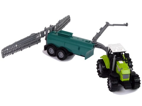 Traktor Rolniczy z Opryskiwaczem Farma Dźwięk Zielony Traktor Rolniczy z Opryskiwaczem Farma Dźwięk Zielony
