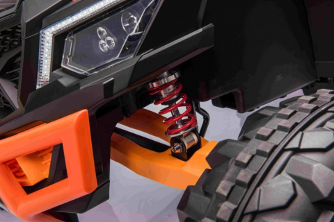 Buggy UTV-MX na akumulator dla dzieci Pomarańczowy + Napęd 4x4 + Pilot + Audio LED + Schowek + EVA + Wolny Start