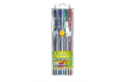 Długopisy żelowe brokatowe 4 kolory CRICCO