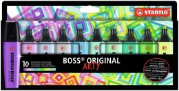 Zakreślacz Boss Original Arty 10 kolorów chłodnych