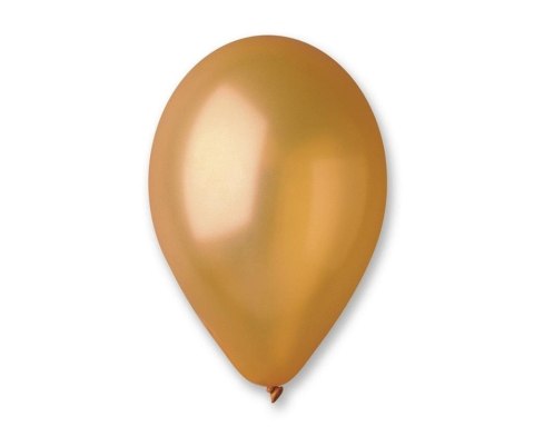Balony Gemar metaliczne złote 33cm 50szt