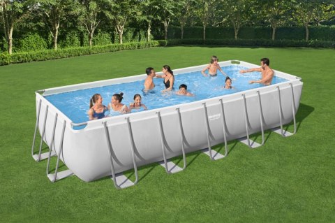 Basen stelażowy Power Steel 6w1 BESTWAY 640x274x132cm 21x9FT + Pompa piaskowa