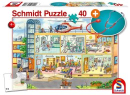 Puzzle 40 Szpital dziecięcy + stetoskop G3