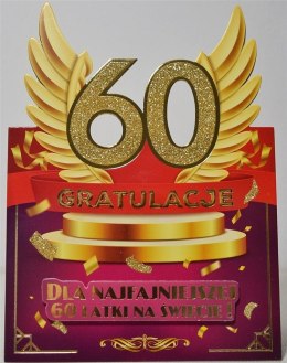 Karnet Urodziny 60 damskie