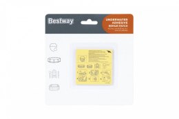 Zestaw 10 Wodoodpornych Łatek naprawczych do materiału PVC 6,5x6,5cm BESTWAY