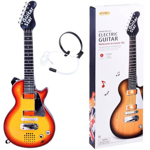 Gitara elektryczna + słuchawki z mikrofonem IN0139
