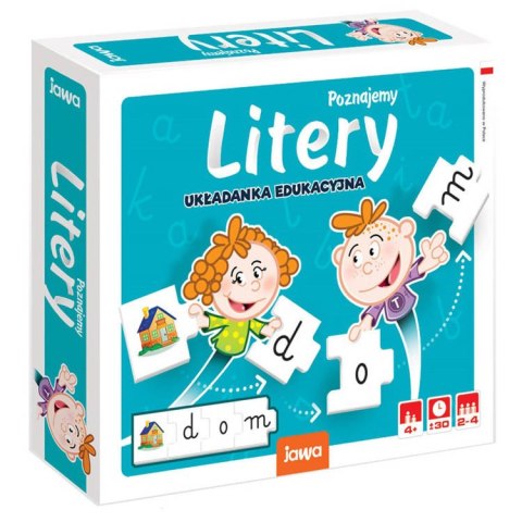 Gra układanka edukacyjna POZNAJEMY LITERY GR0562 Gra układanka edukacyjna POZNAJEMY LITERY GR0562