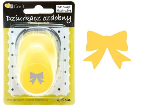 Dziurkacz ozdobny DPCRAFT 2, 5cm Kokardka Dziurkacz ozdobny DPCRAFT 2, 5cm Kokardka