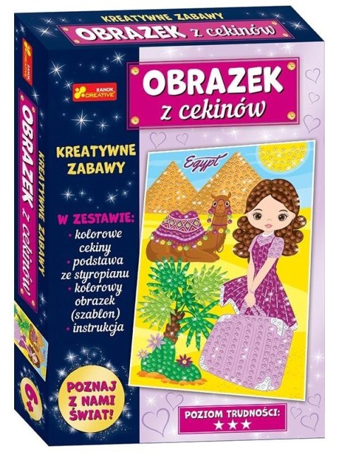 Obrazek z cekinów. Podróże małe i duże. Egipt Obrazek z cekinów. Podróże małe i duże. Egipt