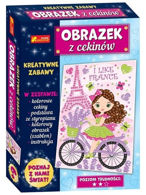 Obrazek z cekinów. Podróże małe i duże. Francja Obrazek z cekinów. Podróże małe i duże. Francja