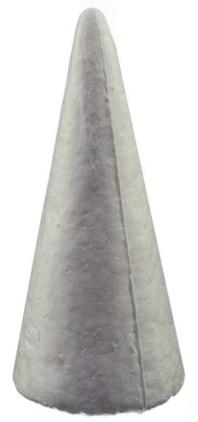 Stożek styropianowy 25 cm ST25 op.=12szt Stożek styropianowy 25 cm ST25 op.=12szt