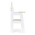 Drewniane krzesełko dla lalek fotelik do karmienia dla misi pluszaków ECOTOYS