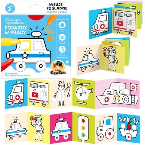 CzuCzu Dłuuugie rysowanki Pojazdy w pracy ZA4226 CzuCzu Dłuuugie rysowanki Pojazdy w pracy ZA4226