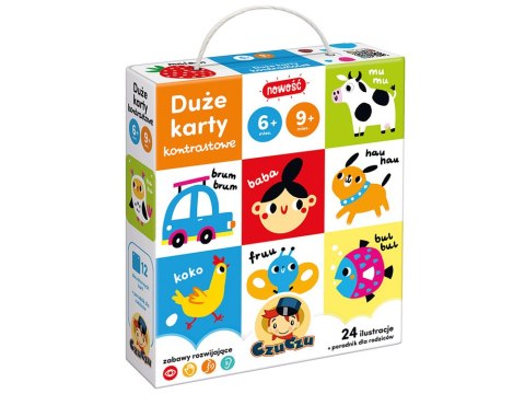CzuCzu Duże KARTY kontrastowe od 6 m + ZA4238 CzuCzu Duże KARTY kontrastowe od 6 m + ZA4238