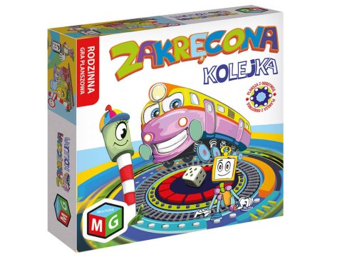 Rodzinna gra planszowa Zakręcona kolejka GR0567 Rodzinna gra planszowa Zakręcona kolejka GR0567