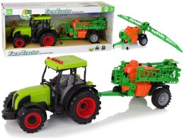 Traktor na baterie zielony