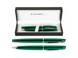 Pióro kulkowe + długopis Vesa BR zielony