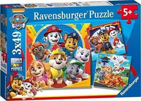 Puzzle dla dzieci 3x49 Psi Patrol Puzzle dla dzieci 3x49 Psi Patrol