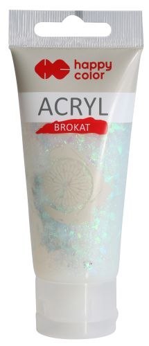 Brokat akrylowy HAPPY COLOR 60ml opalizujący Brokat akrylowy HAPPY COLOR 60ml opalizujący