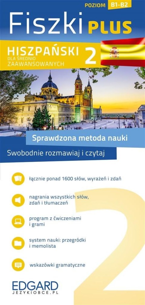 Hiszpański Fiszki PLUS dla średnio zaawansowanych Hiszpański Fiszki PLUS dla średnio zaawansowanych