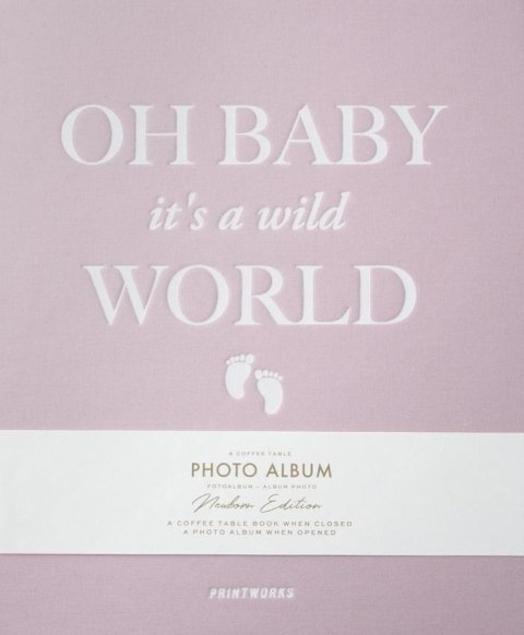 Fotoalbum. Baby It's a Wild World. Różowy Fotoalbum. Baby It's a Wild World. Różowy